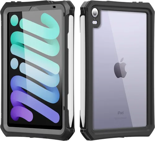 Vista 11 de Funda impermeable compatible con iPad Air de 11 pulgadas (M2)/5ª/4ª generación de 10.9 pulgadas, funda protectora de cuerpo completo con protector