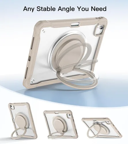 Vista 6 de BATYUE Funda para iPad Air de 11 pulgadas M3/M2 (2025/2024), Air 5th/4th 10.9 pulgadas (2022/2020), Pro 11" 4th/3rd/2nd/1st, funda a prueba