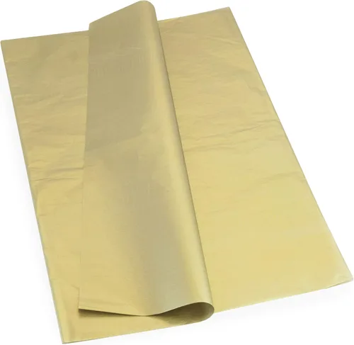 Vista 2 de Ashton and Wright Papel de seda - 19.7 x 27.6 in - 0.49 oz - 25 hojas - Oro - Paquete individual