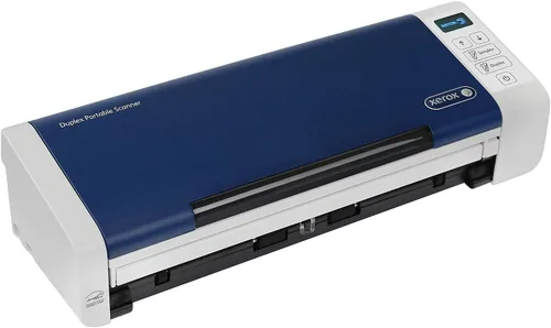 Vista 5 de Xerox Escáner de documentos portátil dúplex, escáner portátil dúplex Xerox dúplex, azul y blanco