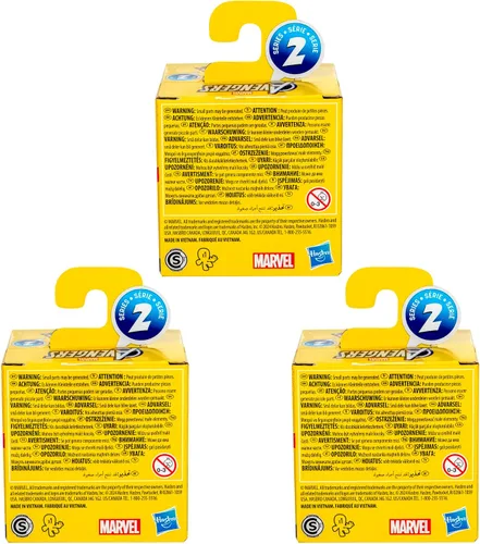 Vista 4 de Marvel Avengers Mighty-Verse Colección Serie 1 Multipack, Juego de figuras de acción coleccionables a escala de 6.35 cm (2.5 pulgadas), juguetes