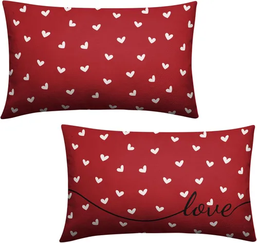 Vista 93 de Juego de 2 fundas de almohada patrióticas para exteriores, diseño de estrellas azules del 4 de julio, 16 x 16 pulgadas, fundas de almohada