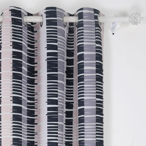 Vista 14 de Deconovo - Cortinas opacas para oscurecer la habitación, con aislamiento térmico, cortinas con ojales Rosa