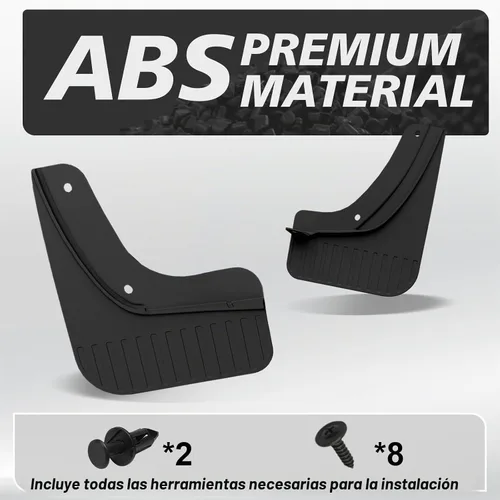 Vista 3 de Muslogy Protectores de barro compatibles con Kia Telluride 2020-2025 2026, accesorios protectores de barro delanteros y traseros, 4 unidades sin