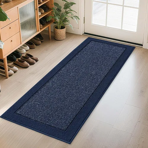 Vista 15 de BEQHAUSE Tapete para puerta interior de 20 x 32 pulgadas, tapete antideslizante para entrada, lavable, resistente a la suciedad, tapete