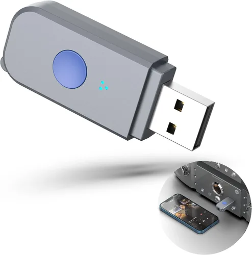 Vista 6 de Kit USB Bluetooth para coche, adaptador receptor Bluetooth 5.3 [micrófonos más fuertes y cancelación de ruido] y [conectar y usar] para música