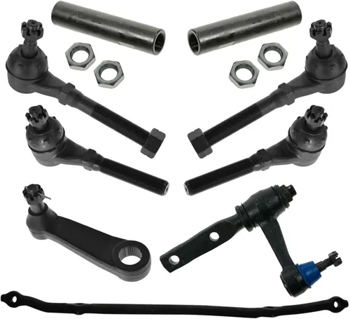Vista 213 de TRQ Kit de dirección delantera con barra de acoplamiento de fuelle de piñón y cremallera compatible con Toyota Echo 2000-2005