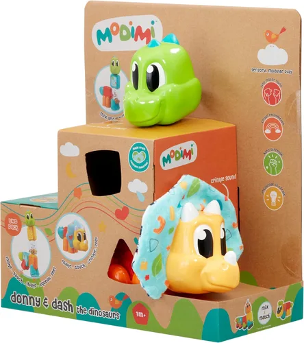 Vista 5 de Goliath Modimi - Juego de dinosaurios interactivos, multisensorial, sistema de juego modular, 3 meses en adelante