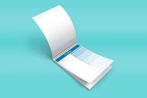 Vista 5 de Bloc de notas de lista de tareas, bloc de notas de 7 x 10 pulgadas, 52 hojas, espiral de doble alambre, organizador diario de lista de verificación