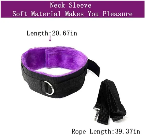 Vista 6 de Juego de correas de amarre sexual, para adultos, restricciones de cama para parejas debajo de la cama King, accesorios sexys para mujeres en correas