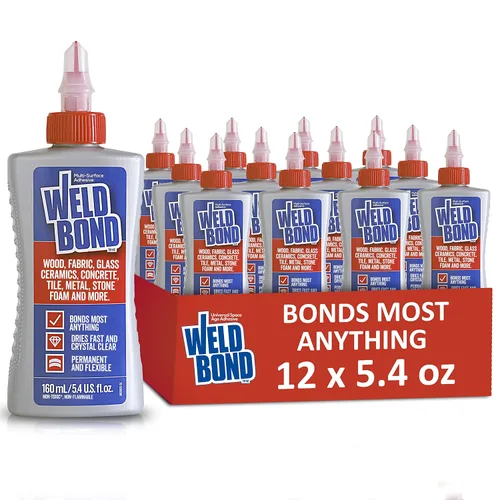 Vista 12 de Adhesivo universal Weldbond 8, 50160, 5.4 onzas líquidas , 8-50160, 4.0watts