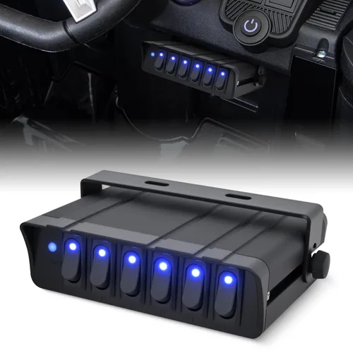 Vista 8 de Nilight Caja de Interruptores Basculantes de 4 Posiciones Panel de Conmutación SPST 12V 24V 20A 40Amp Máx para Automóviles Coches Vehículos Barcos