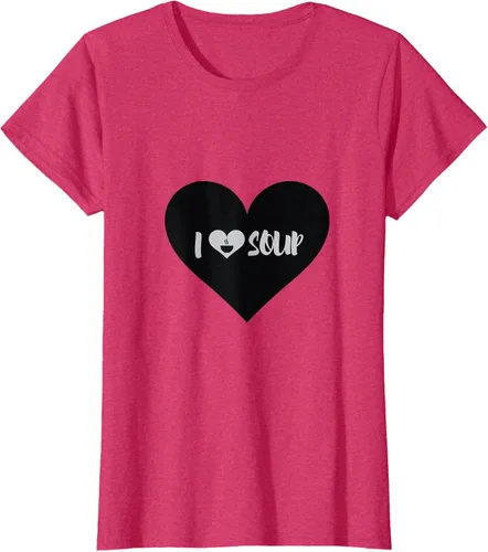 Vista 6 de I Love Soup - Camiseta de regalo con forma de corazón, Blanco, S Asfalto