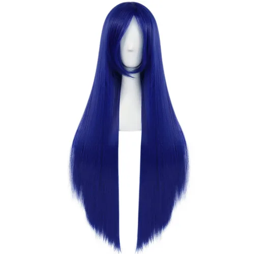 Vista 50 de anogol Vocaloid 32" 80 cm de largo recto de Cosplay peluca Pelucas Para Fiestas Halloween, Anaranjado