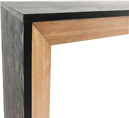 Vista 7 de Mesa consola de madera de 59 pulgadas para entrada, moderna mesa de sofá detrás del sofá con mesa espaciosa, mesas de sofá de granja para sala