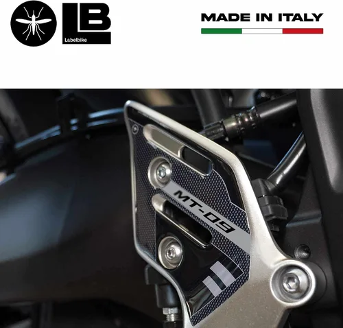 Vista 3 de labelbike - Adhesivos 3D Decoración y protección del umbral de la puerta de la motocicleta en resina compatible con Yamaha MT-09 MT09 SP 2021-2023