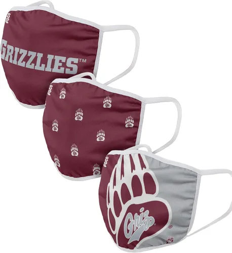Vista 111 de FOCO - Cubrebocas universitario de la NCAA para adultos (unisex, 3 unidades)