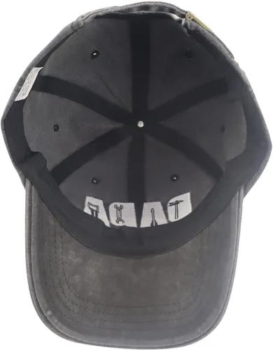 Vista 6 de Papa If He Can't Fix It No One Can, Papa Tools - Gorra de béisbol para hombre, divertida gorra de béisbol ajustable de algodón bordada