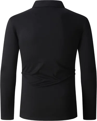 Vista 2 de Alex Vando Polo para hombre, manga corta, ajuste regular, diseño de moda