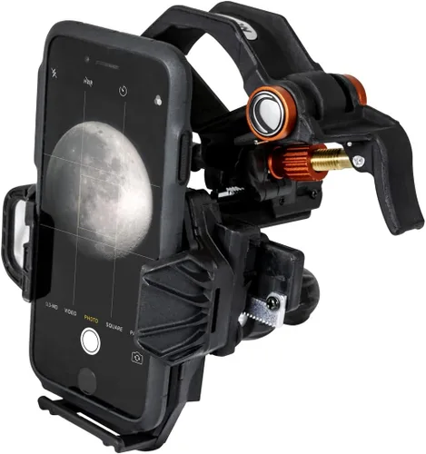 Vista 5 de Celestron Trípode Altazimuth resistente y adaptador para smartphone NexYZ de 3 ejes