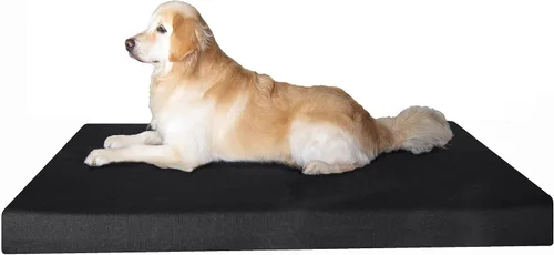 Vista 48 de Dogbed4less Cama de espuma de memoria para perros, ortopédica, con gel refrescante, forro impermeable con funda exterior duradera lavable