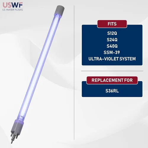 Vista 3 de Lámpara UV de repuesto S36RL Compatible con los sistemas UV VIQUA S12Q, S24Q, S40Q y SSM-39 Series Fabricado en los Estados Unidos US Water