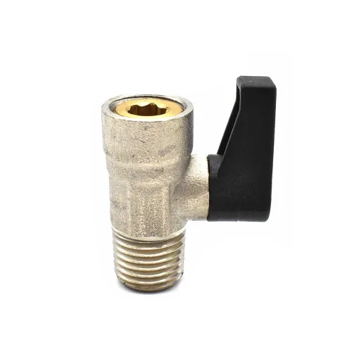 Vista 5 de Interstate Pneumatics VP40 1/4" MPT Mini Válvula de Drenaje para Compresores de Aire