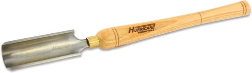 Vista 2 de HTT-109, acero de alta velocidad, 2" husillo desbaste Gouge para torneado de madera