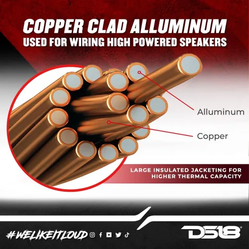 Vista 3 de DS18 DS-SW-18GA-1000RB Cable de altavoz de calibre 18 de 1000 pies