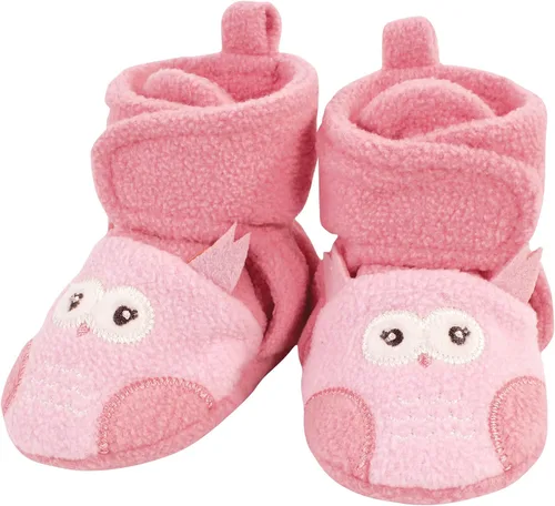 Vista 4 de Hudson Baby Baby-Girls Animal Fleece Booties 2-Pack Socks