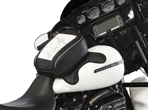 Vista 4 de Nelson-Rigg Route 1 Journey Highway Cruiser Bolsa Magnética para Tanque, Compatible con Harley Davidson, Indian, Honda, Yamaha, Suzuki y más