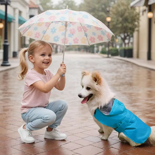 Vista 2 de Impermeable para perros pequeños, chaqueta impermeable con capucha, poncho impermeable para mascotas, traje de lluvia de doble capa para cachorros