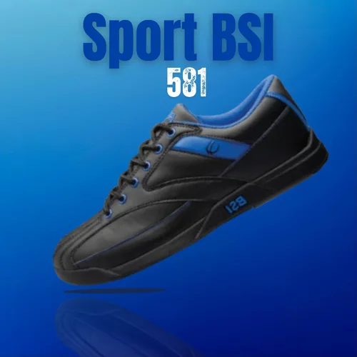 Vista 6 de BSI Mens Sport Shoe - Lightweight Leather Bowling Shoes with Smooth Slide Sole for Men