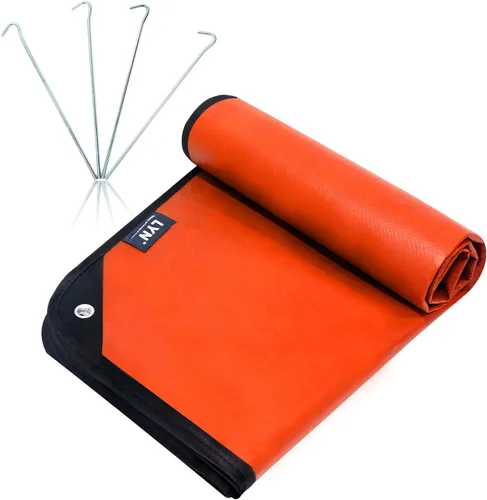 Vista 15 de LYN Manta de emergencia resistente, equipo de supervivencia, impermeable, aislada, lona de emergencia para camping, senderismo, bushcraft