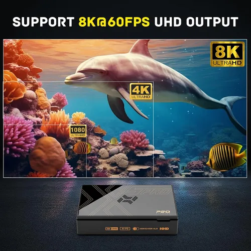 Vista 5 de Kinhank Super Console X5 PRO Retro GameConsole with 16000+Games, Android 12.0 OS, RockChip RK3588S, Emulator Console, 8K UHD Output, WI-FI 6, BT