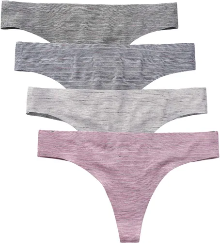 Vista 17 de Wealurre Tanga de algodón transpirable, ropa interior de tiro bajo