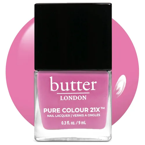 Vista 33 de butter LONDON PC21X Esmalte de uñas – Secado rápido, color de larga duración con acabado similar al gel y laca de uñas resistente a las virutas que