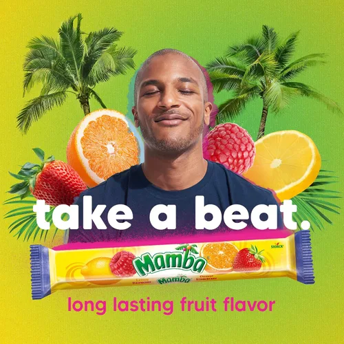 Vista 5 de Mamba Caramelos masticables de frutas, 3.73 onzas, 24 piezas (paquete de 24)