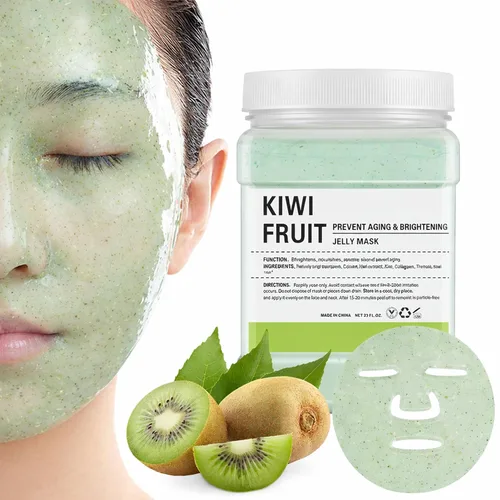 Vista 9 de Máscara de gelatina en polvo para faciales, antienvejecimiento de oro de 24 quilates, mascarilla facial profesional para combatir líneas finas