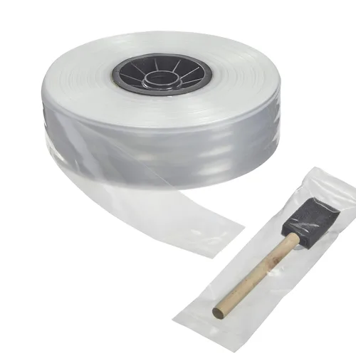 Vista 7 de Hudson Exchange 2" x 1000', 2 mil, rollo de tubería de polietileno, resina de LDPE de grado alimenticio, embalaje de longitud personalizada