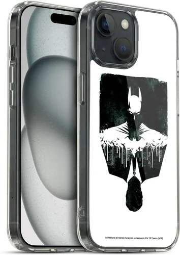 Vista 54 de Head Case Designs Officially Licensed Batman DC Comics Alter Ego Bats Duality Gel Case [Military Grade Protection] Compatible with Apple iPhone 7