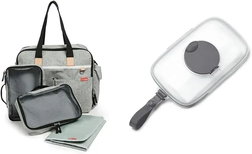 Vista 9 de Skip Hop Bolsa de viaje y bolsa de pañales de viaje para fin de semana