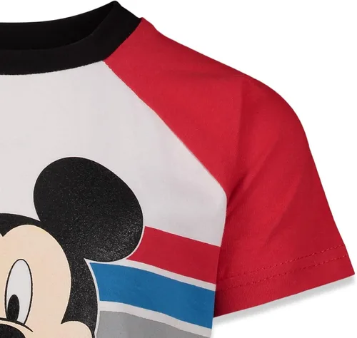 Vista 6 de Disney Mickey Mouse Pixar Toy Story Winnie The Pooh Pixar Cars Lion Guard - Paquete de 2 camisetas para niños pequeños GrisBlanco