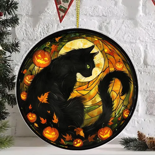 Vista 14 de Adorno de atrapasoles de cristal con diseño de mal de ojo, decoraciones de Navidad, adornos de Navidad para árbol, ideas de regalo de vacaciones