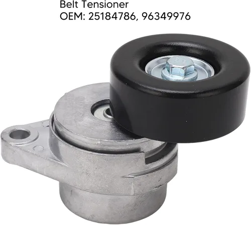 Vista 3 de Aramox Belt Tensioner, Belt Tensioner Assembly Metal Construction 25184786 Replacement for Chevy Aveo 2004 to 2008