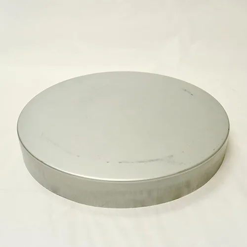 Vista 2 de Boss Buck Tapa de acero galvanizado sin cordones de 55 galones de profundidad de 3 pulgadas de profundidad, 9 libras, para alimentador de juegos, se