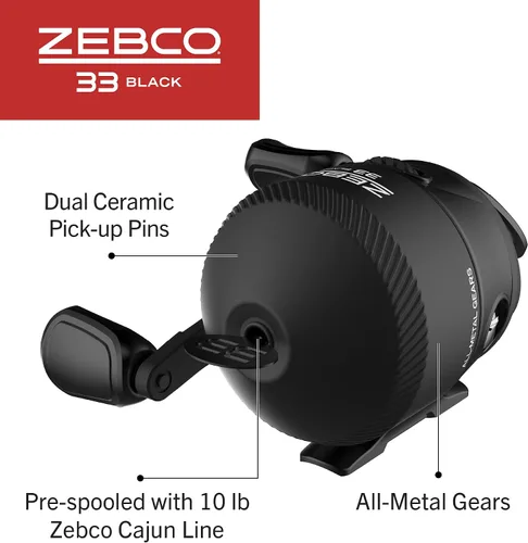 Vista 5 de Zebco Carrete de pesca Spincast