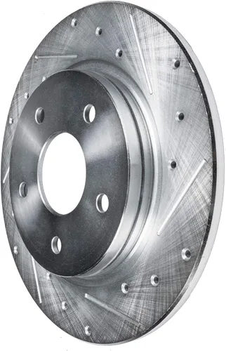 Vista 134 de Detroit Axle - Rotores de freno delantero para 04-13 Mazda 3 Rotores de frenos de disco 06-15 Mazda 5 Reemplazo: Rotor regular delantero de 11.81