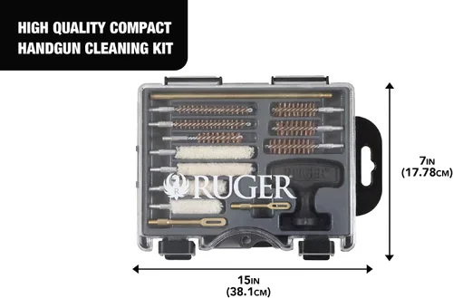 Vista 2 de Allen Company Ruger Gun Cleaning Kit with Case – All-in-One Firearm Cleaning & Maintenance Kits for Handguns, Rifles & Shotguns – Basic & Enhanced