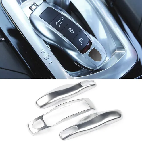 Vista 12 de Jaronx Funda compatible con llavero Porsche para Cayenne Panamera Macan 911
